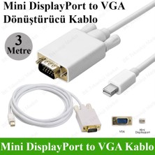 BK Teknoloji Yüksek Kalite Mini Displayport (Thunderbolt) - VGA Dönüştürücü Kablo