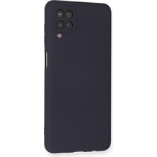 Aqua Aksesuar Samsung Galaxy M12 Kılıf Lansman Içi Kadife Lüx Tasarım Silikon Kapak - Lacivert