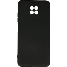 Aqua Aksesuar Xiaomi Redmi Note 9 5g Kılıf Lansman Içi Kadife Lüx Tasarım Silikon Kapak - Siyah