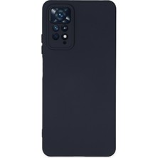 Aqua Aksesuar Xiaomi Redmi Note 11 Pro Kılıf Lansman Içi Kadife Lüx Tasarım Silikon Kapak - Lacivert