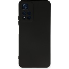 Aqua Aksesuar Xiaomi Redmi Note 11 Pro Plus 5g Kılıf Lansman Içi Kadife Lüx Tasarım Silikon Kapak - Siyah