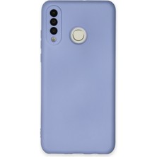 Aqua Aksesuar Huawei P30 Lite Kılıf Lansman Içi Kadife Lüx Tasarım Silikon Kapak - Lila