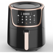 Upany Xxl Air Fryer 6,5 L Yağsız Fritöz Siyah