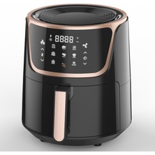 Upany Xxl Air Fryer 6,5 L Yağsız Fritöz Siyah