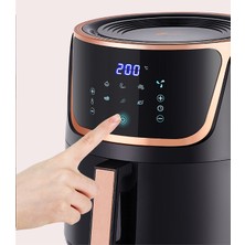 Upany Xxl Air Fryer 6,5 L Yağsız Fritöz Siyah