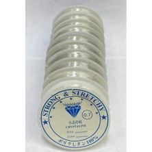 Modanight Şeffaf Esnek Misina 0.7 mm 10 Adet