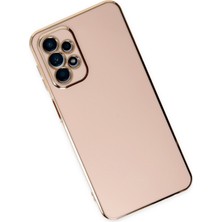 Aqua Aksesuar Samsung Galaxy A23 4g Kılıf Özel Tasarım Fit Kalıp Lüx Dizayn Silikon Kapak - Pembe