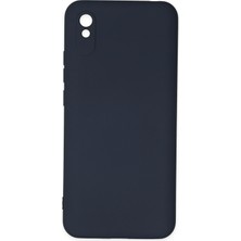Aqua Aksesuar Xiaomi Redmi 9A Kılıf Lansman Içi Kadife Lüx Tasarım Silikon Kapak - Lacivert