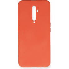 Aqua Aksesuar Oppo Reno 2z Kılıf Lansman Içi Kadife Lüx Tasarım Silikon Kapak - Turuncu