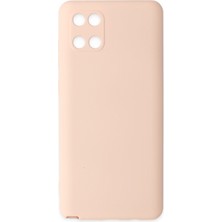 Aqua Aksesuar Samsung Galaxy A81 / Note 10 Lite Kılıf Lansman Içi Kadife Lüx Tasarım Silikon Kapak - Pudra