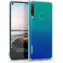 Kvy Huawei P40 Lite E Kamera Korumalı Süper Silikon Kılıf