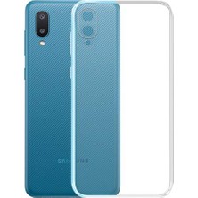 Kvy Samsung Galaxy A02 Kamera Korumalı Süper Silikon Kılıf Ekran Koruyucu