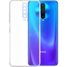 Kvy Xiaomi Poco X2 Kamera Korumalı Süper Silikon Kılıf Ekran Koruyucu