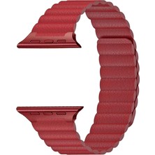 Kny Apple Watch 40 mm Için Gerçek Deri Katmanlı Lob Kordon-Kayış