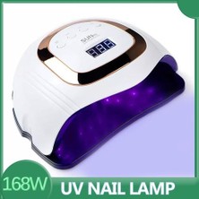 Xinh Uv LED Lamba Güçlü 168 W Tırnak Lambası Profesyonel Hızlı Kuru Tırnak Kurutucu Tüm Jel Oto Tırnak Kurutma Lambası (Yurt Dışından)