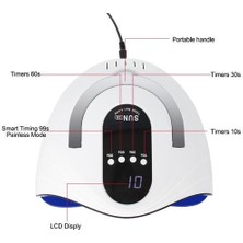 Xinh Yüksek Güç Tırnak Kurutucu Hızlı Kürlenme Hız Jel Işık 120 W Tırnak Lambası LED Uv Lambaları 4 Çeşit Zamanlayıcı ve Akıllı Sensör (Yurt Dışından)