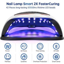 Xinh Uv LED Lamba Çivi İçin Kurutma Manikür Lambası Memory Fonksiyonu ile LCD Ekran Profesyonel LED Nail Lambası (Yurt Dışından)