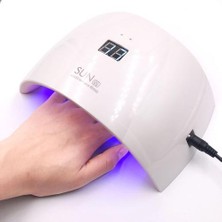 Xinh 24 W Beyaz Işık Meslek LED Uv Lambası Güneş LED Uv SUN9S Tırnak Kurutma Makinesi Kür Tırnak Oje Jel Nail Art Araçları (Yurt Dışından)