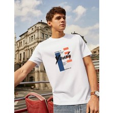 DAXİS Sportwear Company  Yonna Baskılı Ovrsize Tshirt