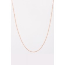 Mistik Silver Topçuklu Gümüş Kolye Zinciri