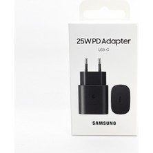 Samsung Galaxy M32 Type-C Fast Şarj Adaptörü 25W Siyah (Samsung Türkiye Garantili)
