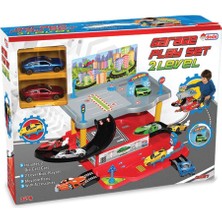 Dede Fen Toys 2 Katlı Araç Otopark Oyun Garaj Seti