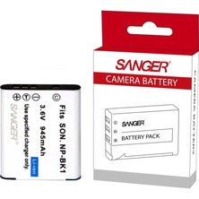 Sanger Sony Cybershot DSC-S980 DSC-W180 Için Sanger Np-Bk1 Batarya