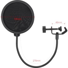 Zerx Stüdyo Mikrofon Pop Filtre - Pop Filter Gürültü Engelleyici