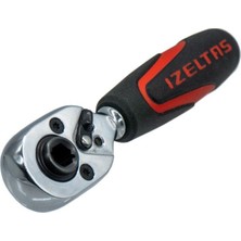 Izeltaş 1507062110 1/4” Lokma/bits Tutuculu Cırcır Kolu (72 Diş)