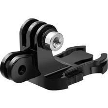 Telesin Aksiyon Kameraları Için Dikey ve Yatay Bağlantı Için J-Hook Adaptör ( Gopro - Djı - INSTA360 - Sjcam - Vantop )
