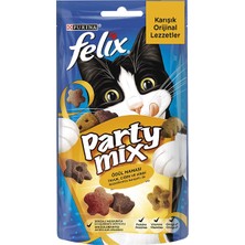 Felix Party Mix Karışık Orijinal Lezzetler Kedi Ödül Maması 8X60 gr
