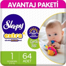 Sleepy Extra Günlük Aktivite Bezi 1 Beden 64 Adet