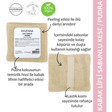 Ravenna Doğal Kabak Lifli Sabunlu Kese Pudra 100 Gram