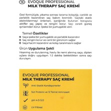 Evoque Milk Therapy Sülfatsız Şampuan 2 Adet 400 ml + Milk Therapy Bakım Köpüğü 2 Adet 200 ml