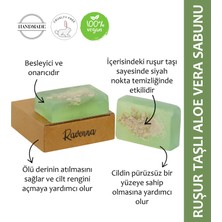 Ravenna Doğal El Yapımı Ruşur Taşlı El Yapımı Aloe Vera Sabunu