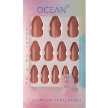 Ocean Takma Tırnak Tak ve Çık Kendinden Yapışkanlı - 759