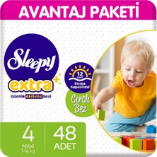 Sleepy Extra Günlük Aktivite Bezi 4 Beden 48 Adet