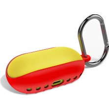 Kny Samsung Galaxy Earbuds Için Askılı Silikon Kırmızı