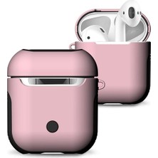 Kny Apple Airpods Için Ultra Korumalı Askılı Shockproof Pembe