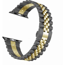 Kny Apple Watch 40 mm Için Renkli Ayarlanabilir Metal (Krd-36) Kordon-Kayış