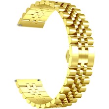 Kny Samsung Galaxy Gear S3 (22 Mm) Için Renkli Ayarlanabilir Metal (Krd-36) Kordon-Kayış