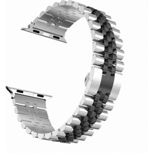Kny Apple Watch 40 mm Için Renkli Ayarlanabilir Metal (Krd-36) Kordon-Kayış