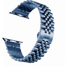 Kny Apple Watch 40 mm Için Renkli Ayarlanabilir Metal (Krd-36) Kordon-Kayış
