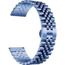 Kny Samsung Galaxy Watch 46 mm (22 Mm) Için Renkli Ayarlanabilir Metal (Krd-36) Kordon-Kayış