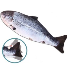 Kedi Oyuncağı Hareketli Şarjlı Peluş Balık