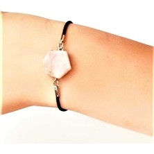 Taş Rüyası Pembe Opal Ipli Bileklik