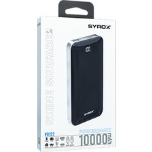 Syrox PB122 10000MAH Powerbank LED Ekranlı Taşınabilir Batarya