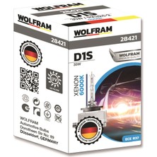 Wolfram Ampul D1S 12V 35W Xenarc 6000K