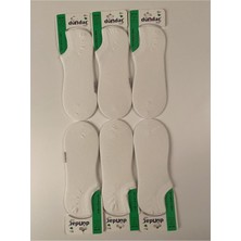 Dündar Erkek Plus Sneaker Dikişsiz Kokulu Bambu Çorap 6883 - 6 Adet