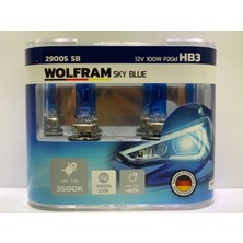 Wolfram Ampul Hb3 12V 100W Beyaz Isık 5500K